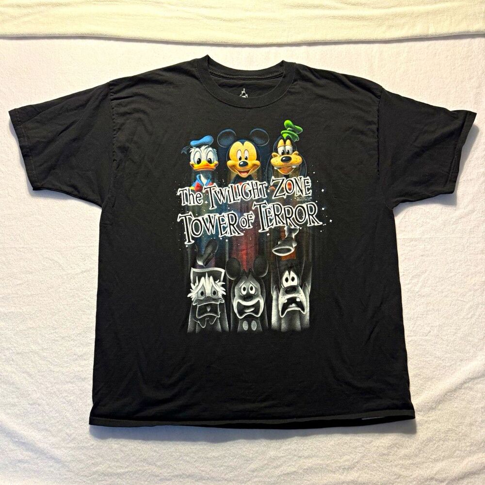 Disney Twilight Zone Tower of Terror T-Shirt Black 2XL